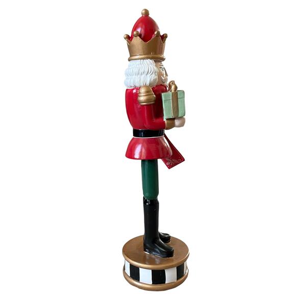 Martha Stewart CHRISTMAS NUTCRACKER 14in Red Green Traditional HOLIDAY Decor - Picture 3 of 15